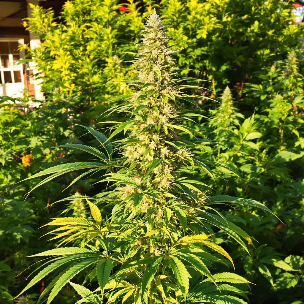 Tangerine Power 40% indica / 60% sativa flower with visible trichomes
