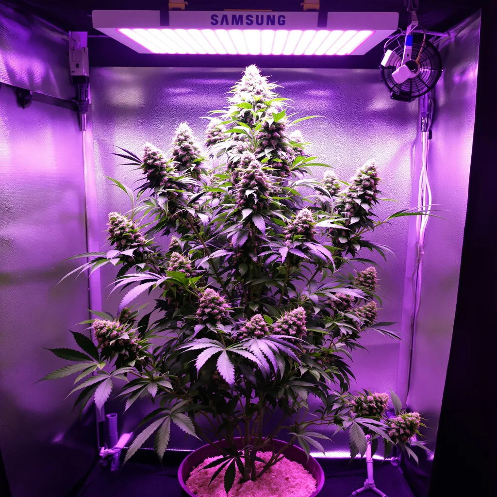 Tembo Kush cannabis plant in flowering stage — 90-120 cm. Medium autoflower