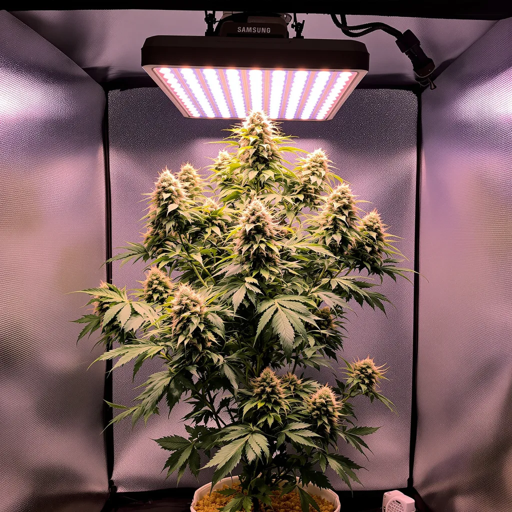 Tembo Kush cannabis plant in flowering stage — 170–210 cm feminised