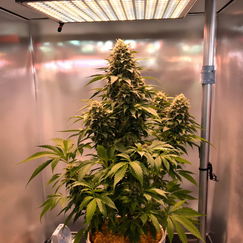Terminator OG cannabis plant in flowering stage — Short feminised