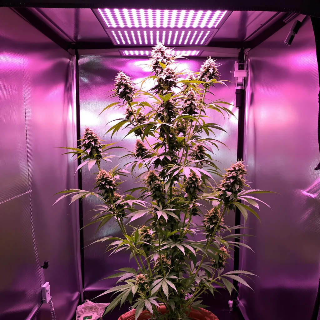 Thai cannabis plant in flowering stage — Tall feminised