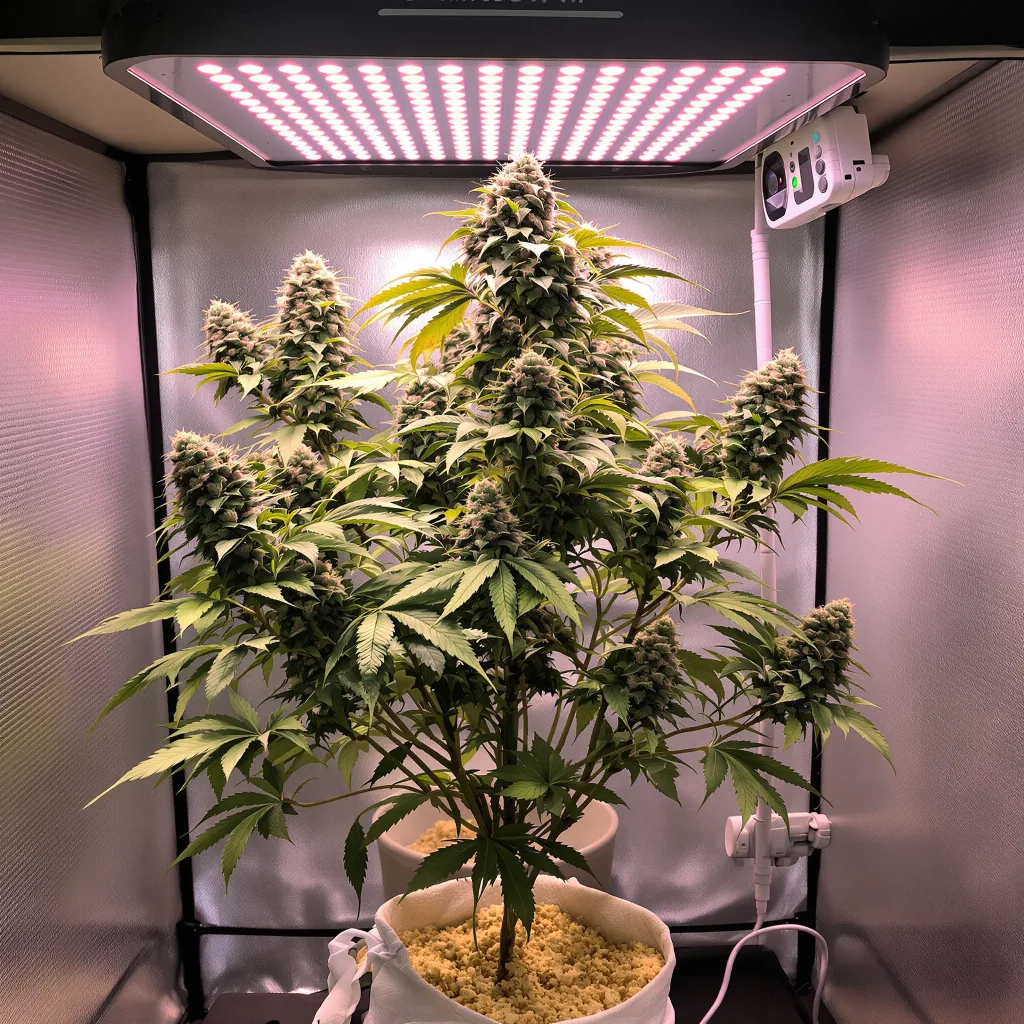 THC Bomb cannabis plant in flowering stage — 90-140 cm feminised