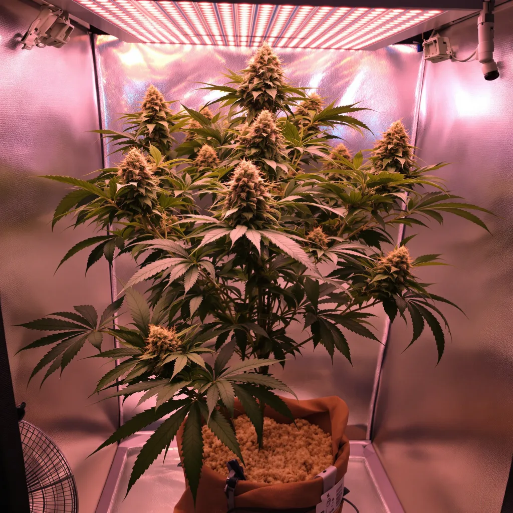 The OX cannabis plant in flowering stage — 90-120 cm. Medium autoflower