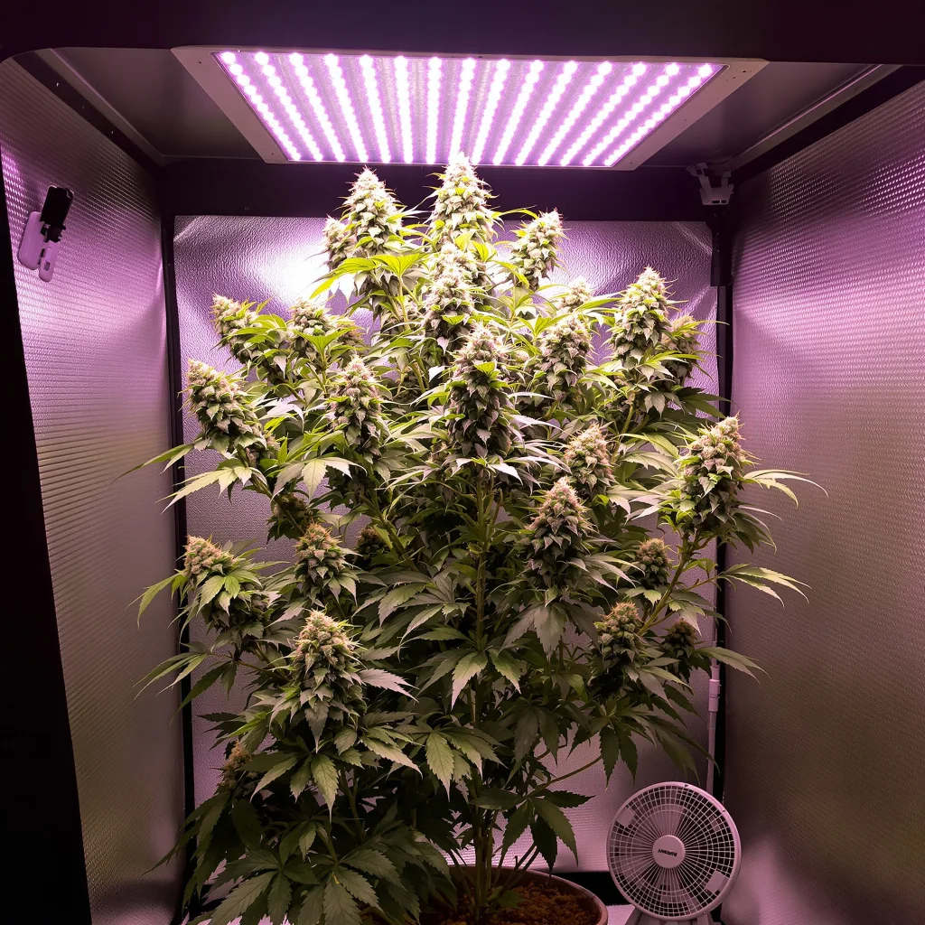 Trainwreck cannabis plant in flowering stage — 90 - 150 cm feminised