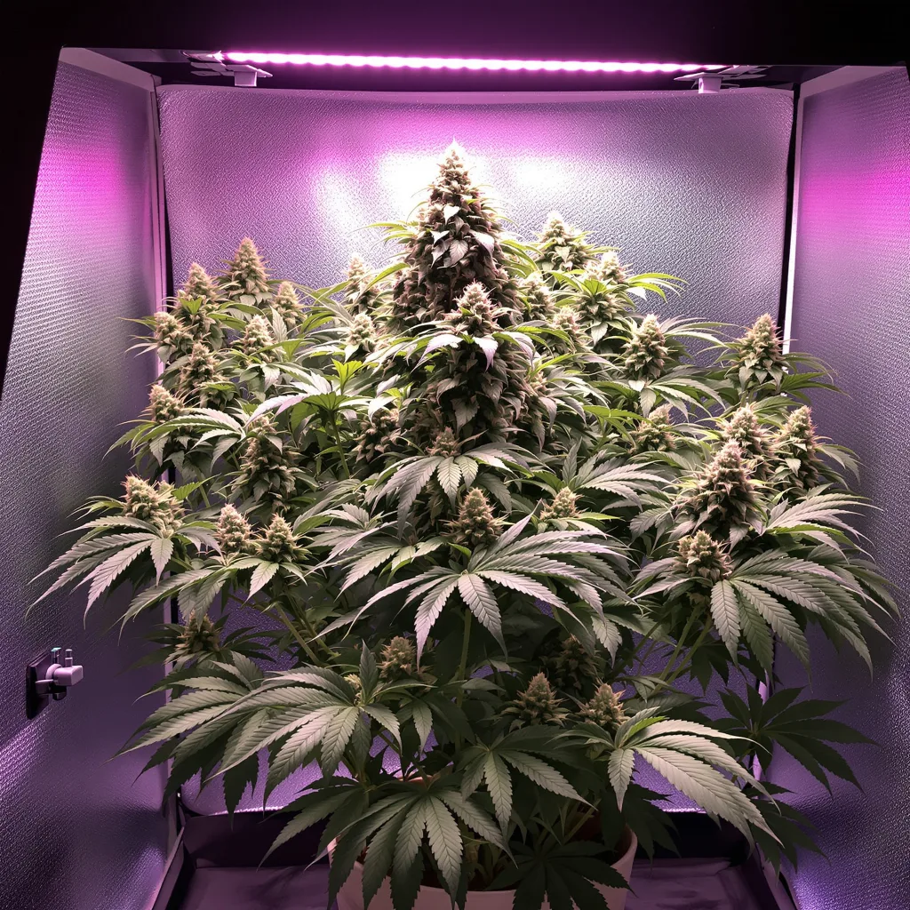Triple Cheese cannabis plant in flowering stage — 100-110 cm feminised