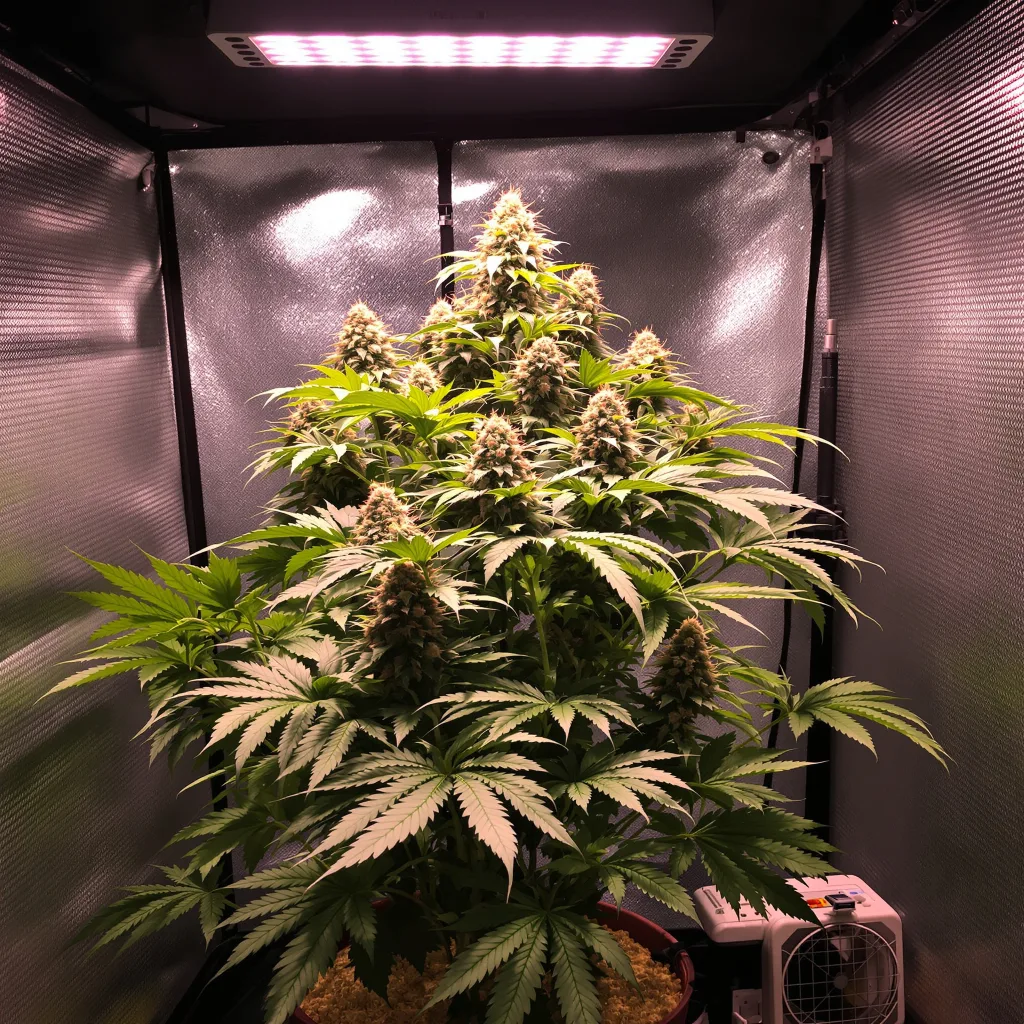 Tuna Kush cannabis plant in flowering stage — Medium (150-245 cm) feminised