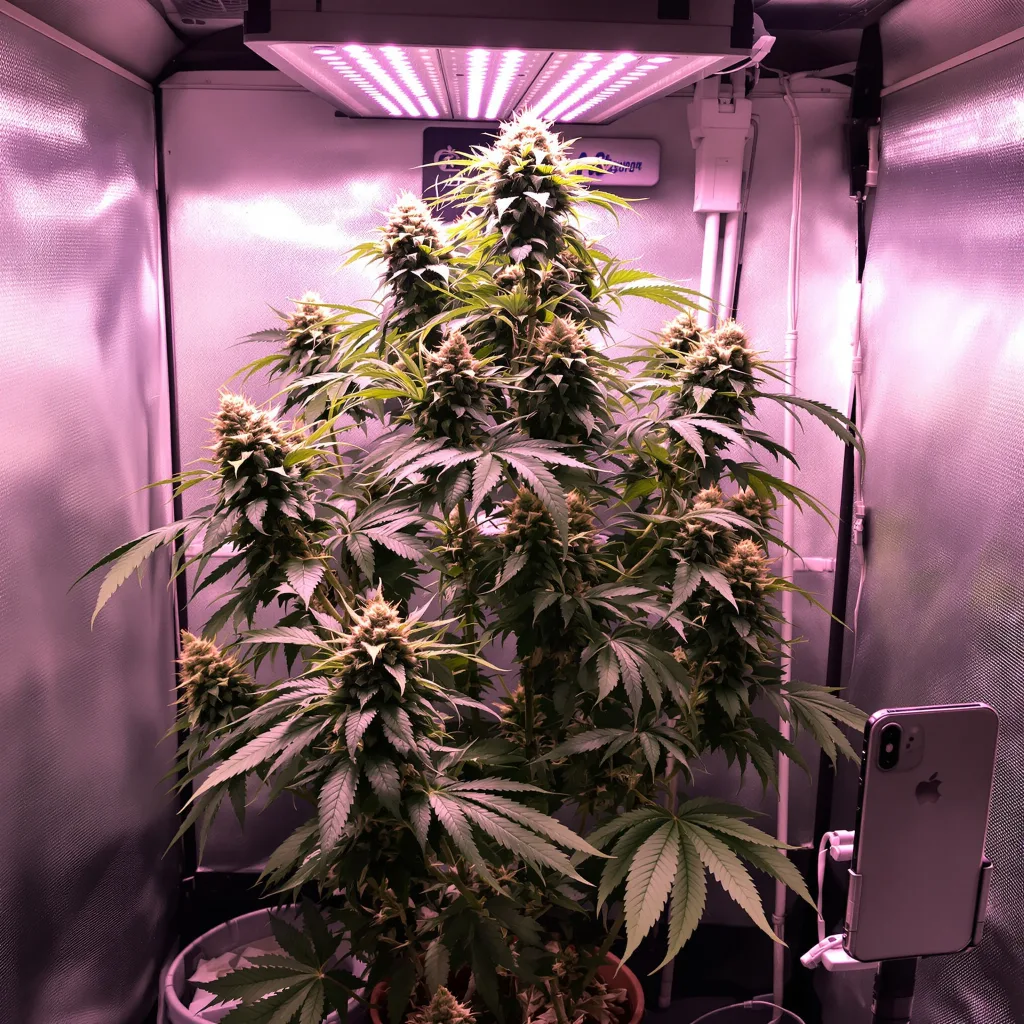 UK Cheese cannabis plant in flowering stage — Up to 100 cm feminised