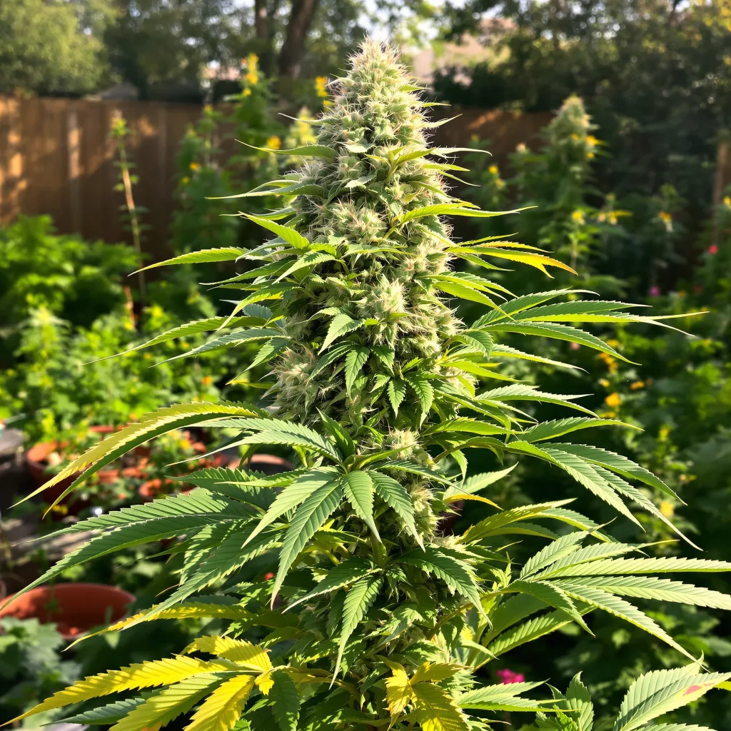 Valentine X CBD 44% indica / 56% sativa flower with visible trichomes
