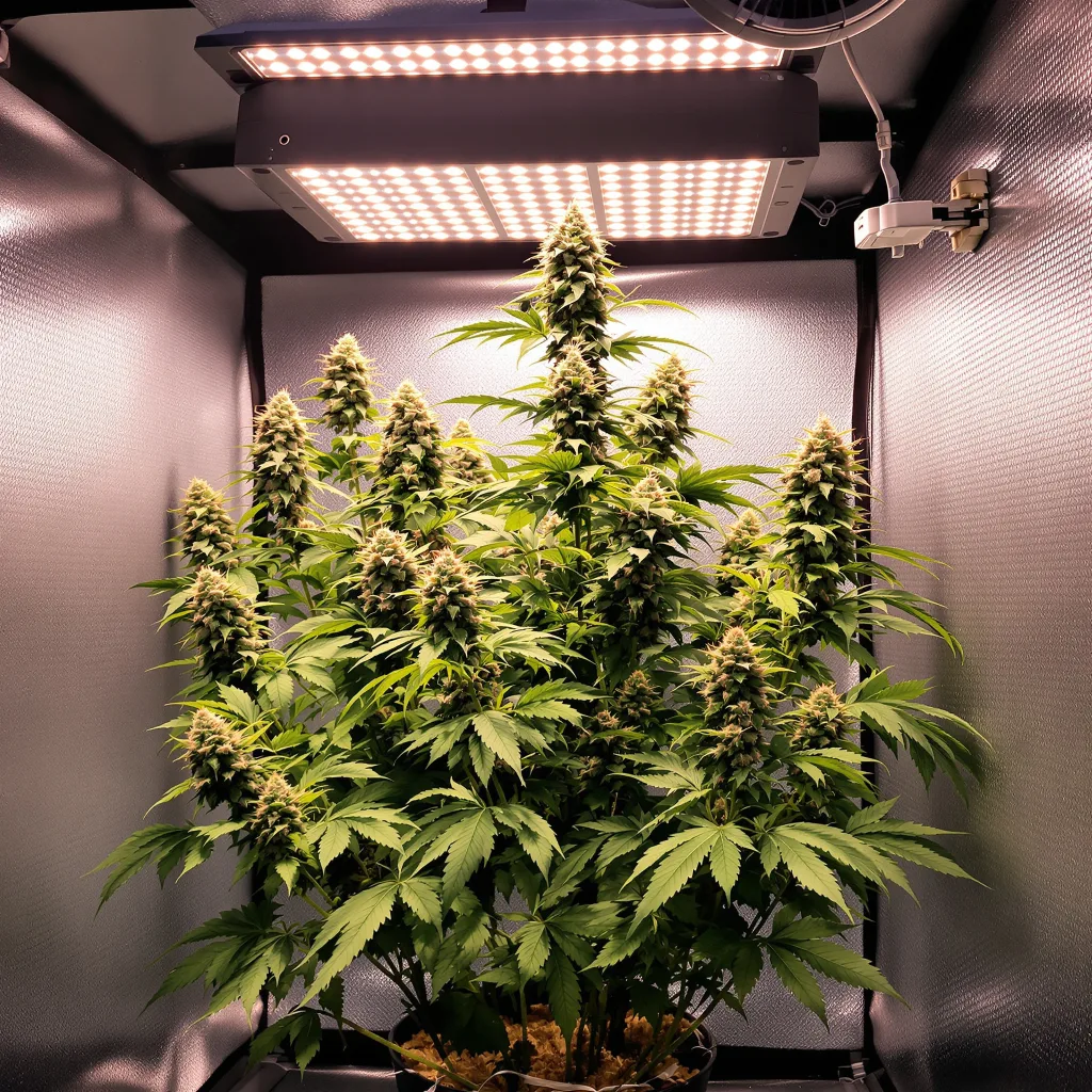 Venus OG cannabis plant in flowering stage — 90-120 cm. Medium autoflower
