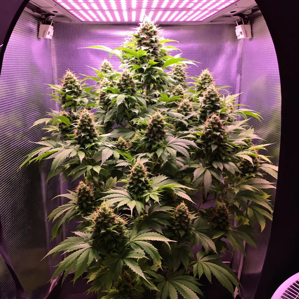 White Berry cannabis plant in flowering stage — Medium feminised