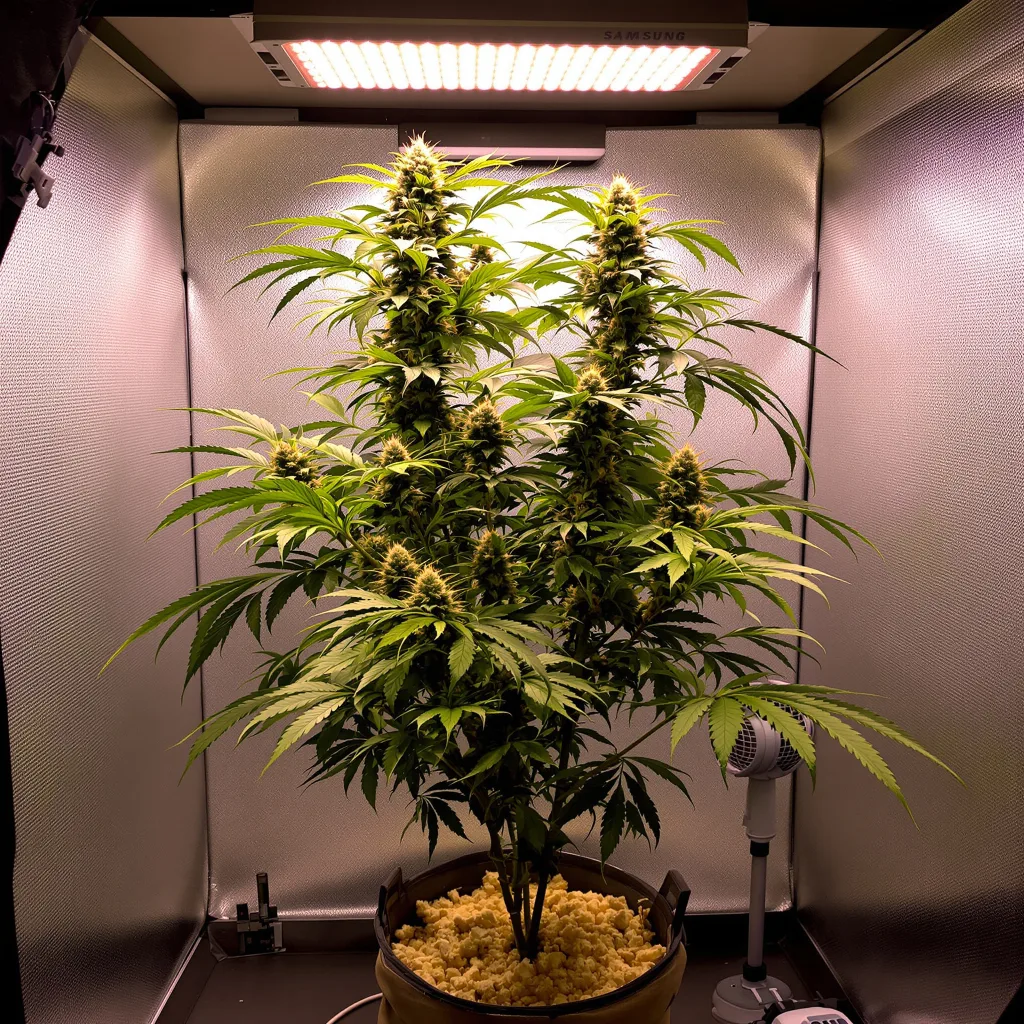 White Nightmare cannabis plant in flowering stage — Small (0-120 cm) feminised