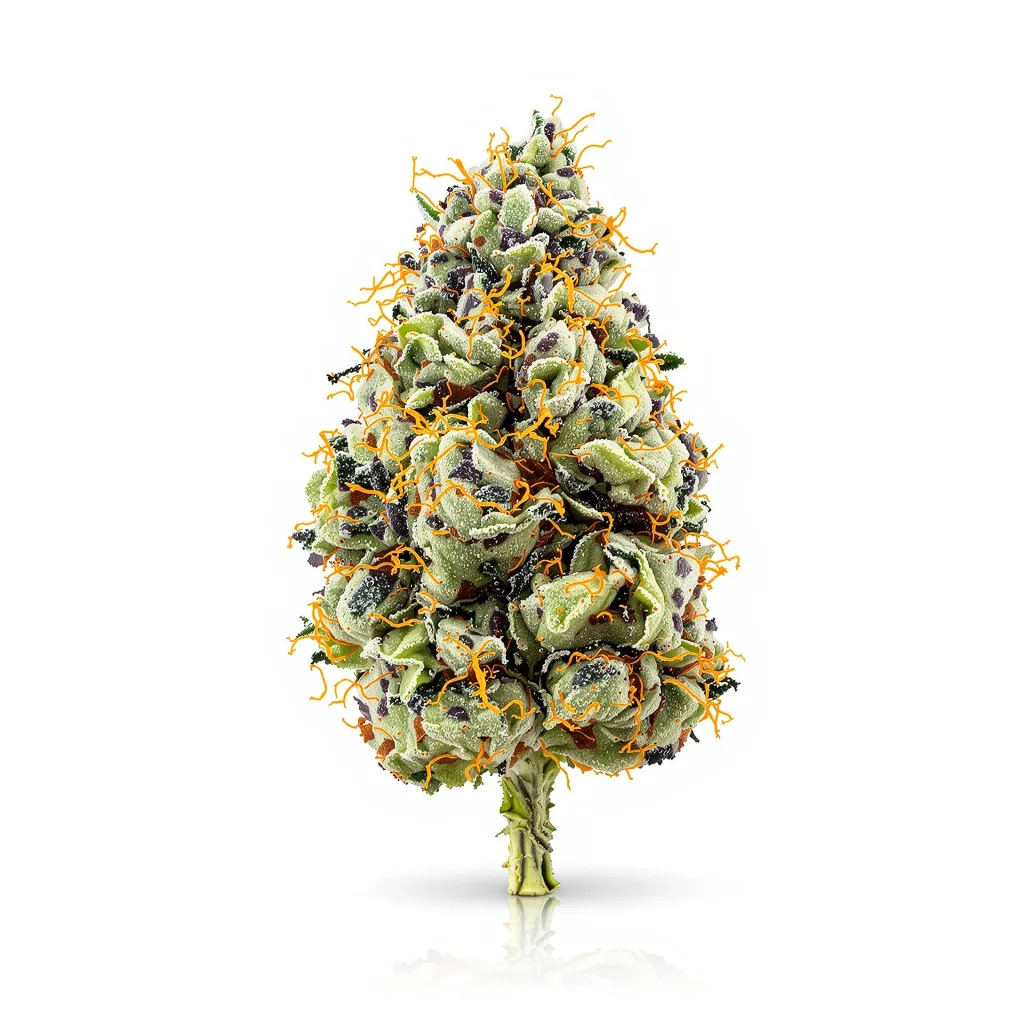 Willie Nelson 40% indica / 60% sativa flower with visible trichomes