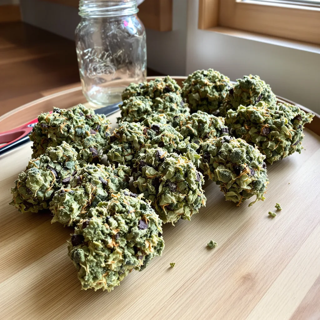 Willy's Wonder 72% indica / 28% sativa flower with visible trichomes