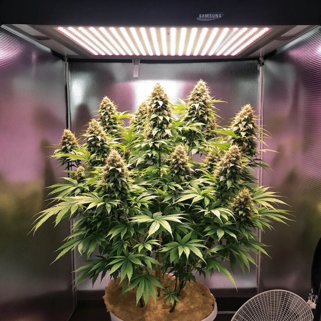 Wilson cannabis plant in flowering stage — 80–120 cm autoflower