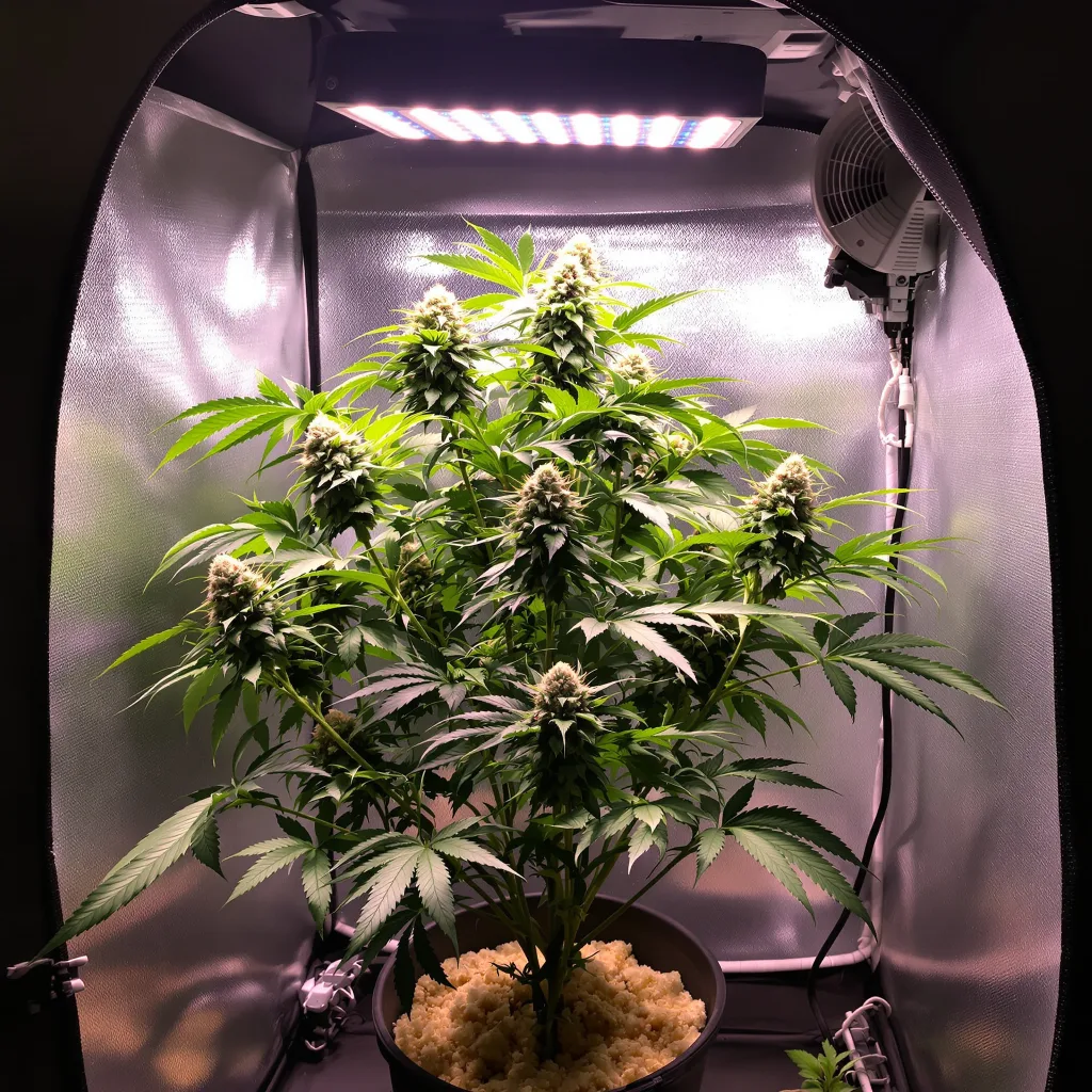 XXX OG cannabis plant in flowering stage — Short feminised