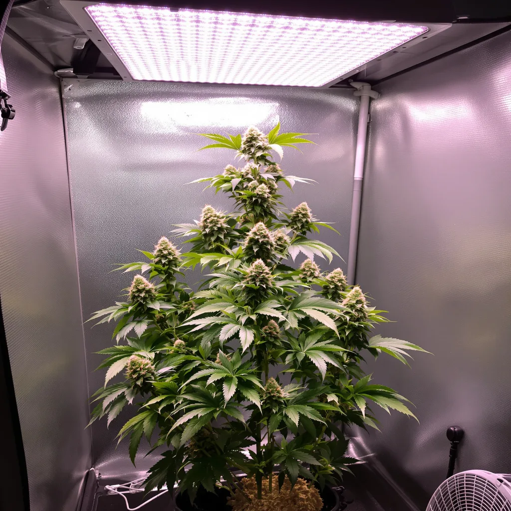 Yumboldt cannabis plant in flowering stage — Short autoflower
