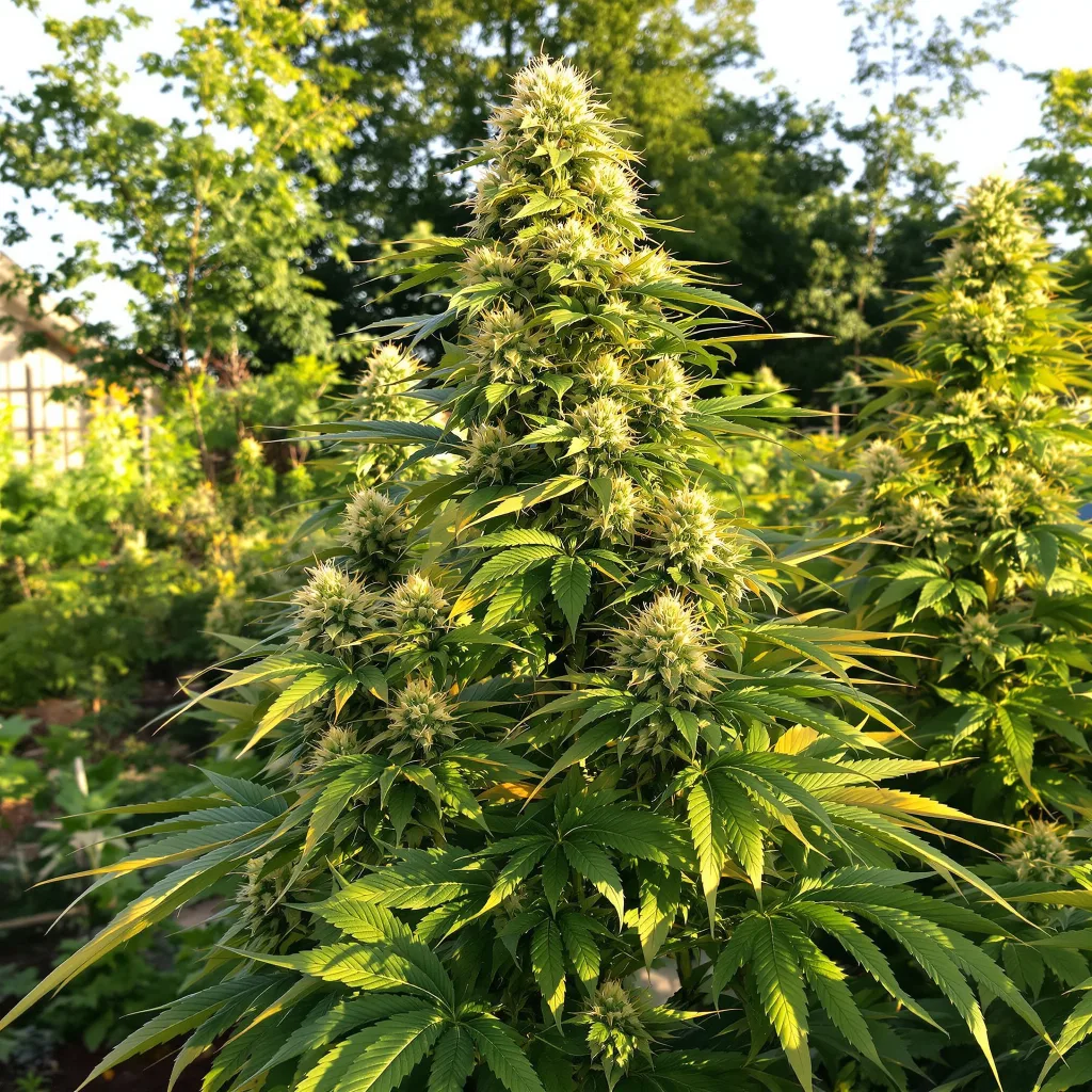 Zkittlez 59% indica / 41% sativa flower with visible trichomes
