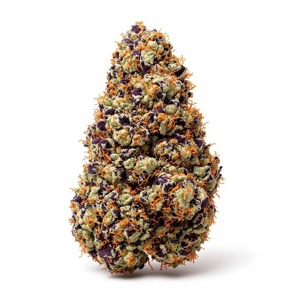 Zombie Kush 82% indica / 18% sativa flower with visible trichomes